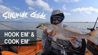 HOOK 'EM AND COOK 'EM: How To Make Blackened Redfish // SLOWRIDE GUIDE