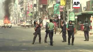 Clashes following the execution of opposition leader Abdul Quader Mollah