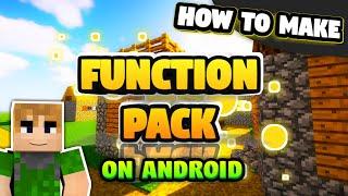 How to make function pack on mcbe