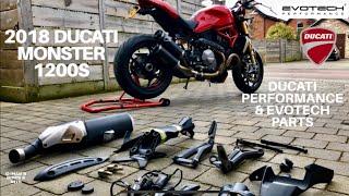 2018 DUCATI MONSTER 1200S, Accessories fitted from Ducati Performance & Evotech