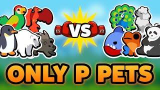 Super Auto Pets but we can only use PETS THAT START WITH P