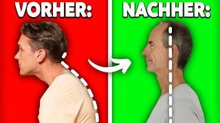 Geraderer Nacken? Teste diese 2 einfachen Übungen