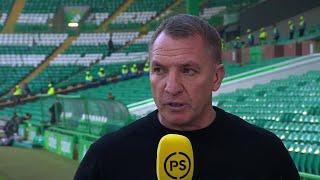 Celtic manager Brendan Rodgers reacts to Scottish Cup Quarter-Final win over Hibs