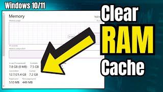 How to Clear RAM Cache in Windows 10/11 (2025) |  Make Computer Faster