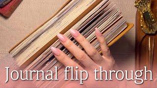 sub) 다이어리 몰아보기 Journal flip through | scrapbooking | 다꾸 ASMR | relaxing sounds | no BGM