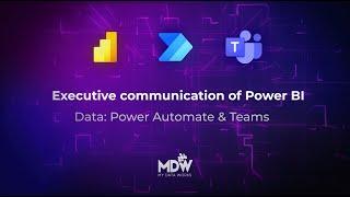 Executive communication of Power BI Data Power Automate