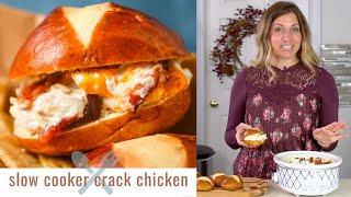 How to Make SLOW COOKER CRACK CHICKEN {Recipe Video}