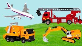 Vehicles For Kids - Learn Vehicle Names - Cars for Kids Excavators for Kids - Learning Vehicle Names