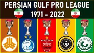 #212 IRAN • PERSIAN GULF PRO LEAGUE • WINNERS LIST [1971 - 2022]