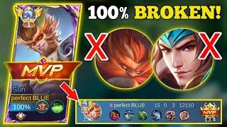 SUN BROKEN BUILD YOU MUST TRY!| SUN VS. ZILONG AND AULUS -MLBB #topglobalsun #sunmlbb #urEGG