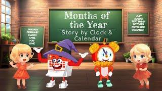 Months of the Year | January to December | Clock I Calendar| Bachacha Box | Rhyme for Kids