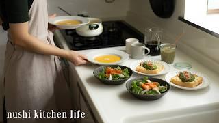 #72 Making delicious home-cooked meals. Japanese housewife's daily life in the kitchen.