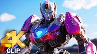 Bumblebee Flirts With Elita Scene | TRANSFORMERS ONE (2024) Movie CLIP 4K