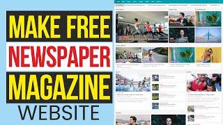 How to Make a FREE Magazine & Newspaper Portal Blog Website with WordPress – NewsCard Theme 2020