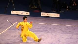 Wushu Taolu. Taijijian. Men. China. Huang Ying Qi