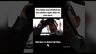 This baby was drafted by his mother right after he was born! #shorts #youtube