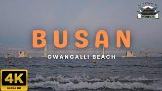 [4K] Gwangalli Beach: A Coastal Paradise in Busan