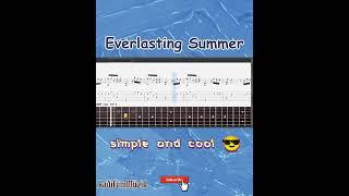 Everlasting Summer Easy Fingerstyle Guitar Tutorial Tabs