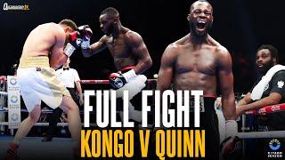 Chris Kongo vs Jacob Quinn | FULL FIGHT | Anthony Joshua Watches Slick Performance 