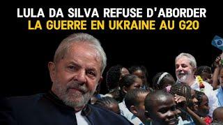 Lula da Silva refuse d'aborder la guerre en Ukraine au G20