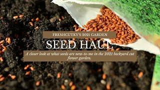 SEED HAUL: NEW FLOWERS FOR THE 2021 CUTTING GARDEN - Winter Sowing Cut Flowers for the Backyard