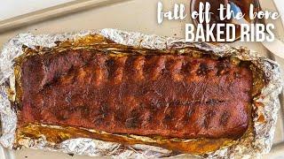 Easy Oven Baked Ribs: fall off the bone tender! | The Recipe Rebel