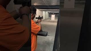 Dad shoots arp at gun range