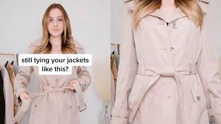 Stop Tying Your Jackets like This!