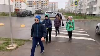 Как ребята дорогу переходили