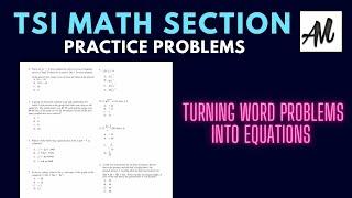 TSI MATH SECTION REVIEW: Problem 5