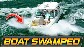 PASSENGERS SWAMPED BY RECKLESS CAPTAIN AT HAULOVER INLET! | WAVY BOATS