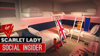 Social Insider | Virgin Voyages Scarlet Lady | Full Walkthrough Room Tour & Review 4K