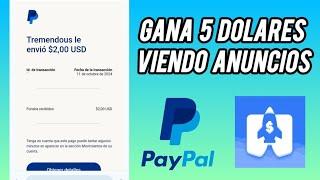  NUEVA APP  [CASH ROCKET] PAGANDO HASTA 5 DOLARES  A TU CUENTA DE PAYPAL  POR VER ANUNCIOS 