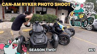 We Take The Can-Am Rykers Out For A Photo Shoot! 