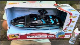 $20 Walmart RC boat- Unboxing & test- RC Cincy