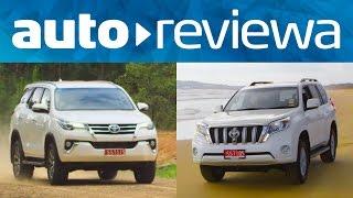 2016 Toyota Prado vs 2016 Toyota Fortuner Comparison - Australia