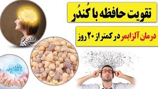 بهترین درمان فراموشی /درمان آلزایمر با کندر / تقویت حافظه با کندر