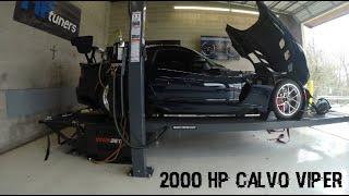 2000 hp Calvo Viper on the Exodus Dyno Preparing for TX2K