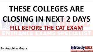 These MBA colleges forms are closing in the next 2 days: Last Date | Exams Accepted