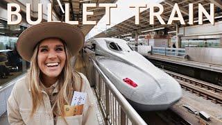 FIRST EXPERIENCE INSIDE FASTEST JAPANESE BULLET TRAIN  (shinkansen from Tokyo to Kyoto)