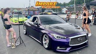 Low Car Limbo Import Face-Off New York 2024 with Miata vs Corvette vs Infiniti plus more!