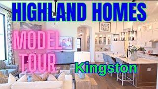 Highland Homes Kingston Model Home Tour in Meridiana Manvel New Homes