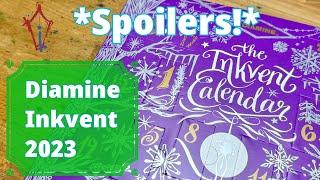 Audrey Shows You Everything In The Diamine's Inkvent Calendar: 2023 Edition! *Spoiler*