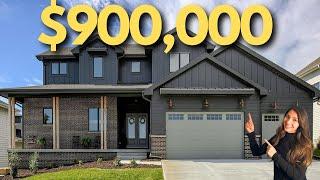 Experience Luxury Living In Omaha Nebraska: $900K Custom Home Tour!