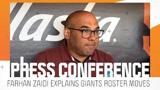 Zaidi calls roster moves a 'vote of confidence' for Giants' youth | NBC Sports Bay Area