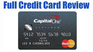 Credit Card Review || Capital One Platinum Card