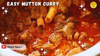 Mutton Curry Recipe in Pressure Cooker | Easy Mutton Curry Recipe