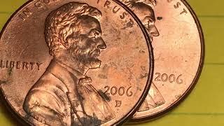 2006 US Lincoln 1 Cent Coins - DC Minutes United States Pennies