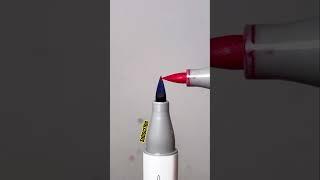 Satisfying Alcohol Marker with 3 Vibrant Colors! #art #drawing #painting #artist