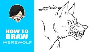 How to draw Werewolf step by step